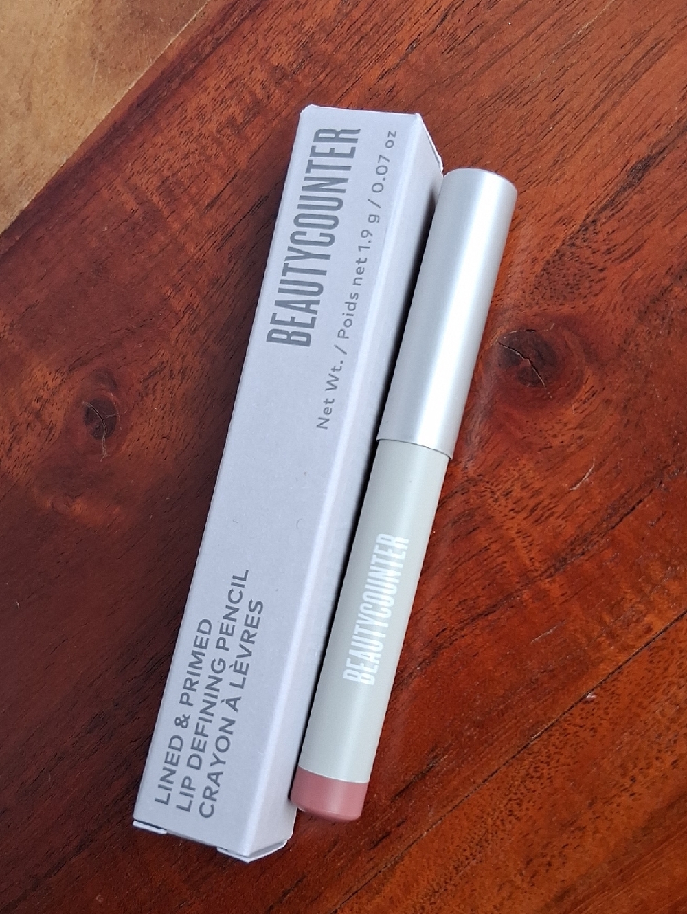 Beautycounter Lined & Primed Lip Defining Pencil Pink Blossom 0.07 oz